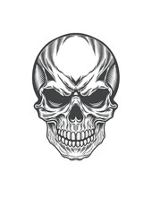 Skull Angry & Horrible