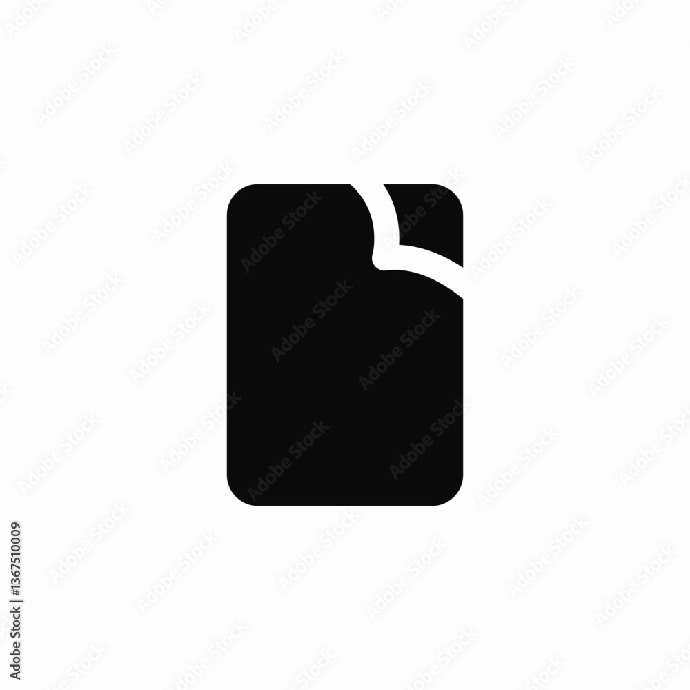 Poster document file page icon vector sign