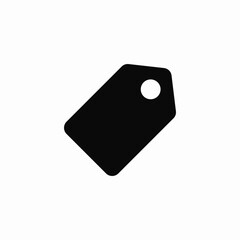Price tag label icon vector sign