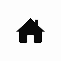 Home house building icon vector sign