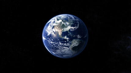 Fototapeta premium Earth on cosmic background