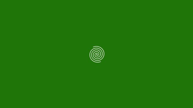 Trendy Motion Graphics abstract Animated motion graphic of comic sunburst, starburst, pinwheel rotating and spinning infinity loop in retro vintage style loop. 4k