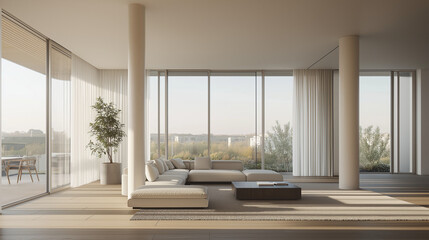 Obraz premium living room interior, modern living room