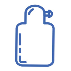 Fototapeta premium body warmer color icon