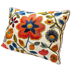 Chic embroidered cushion png elegant embroidered cushion png artistic embroidered cushion png stylish embroidered cushion png refined embroidered cushion png transparent background image