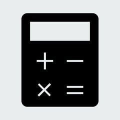 Obraz premium Calculator icon vector stock illustration