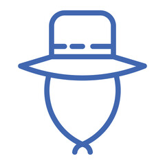 climber's hat color icon