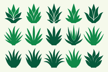 seamless pattern with green plants