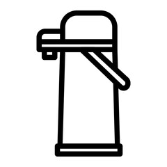 thermos line icon