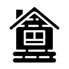 basecamp camping solid icon