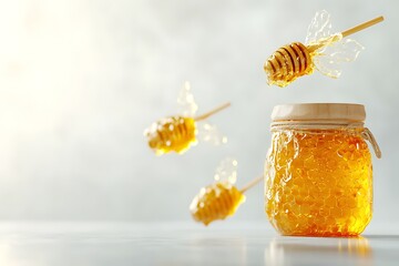 Honeycomb Honey in a Jar: A Sweet Treat