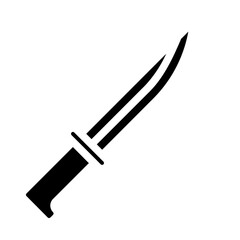 kitchen knife solid icon