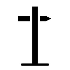 signpost solid icon