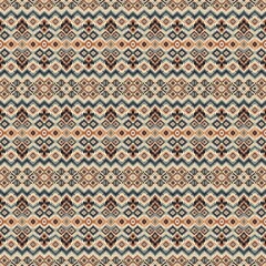 Vibrant Seamless Ikat Print Pattern &ndash; Trendy Textile & Fashion Design