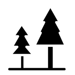trees solid icon