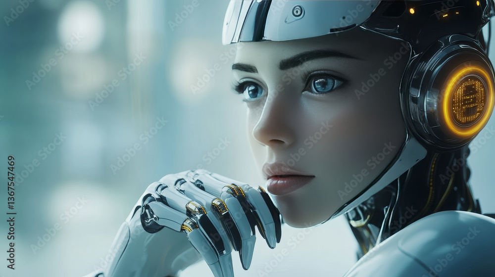 Poster isometric artificial intelligence. chatbot and future marketing. ai and business iot concept. dialog