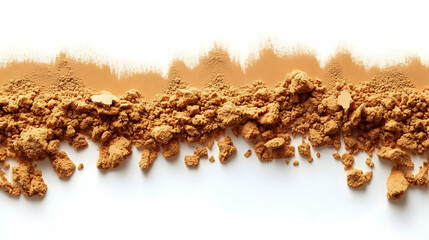 Golden Brown Powder Texture Illustration