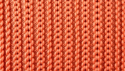Soft orange braided textile pattern, warmth and comfort