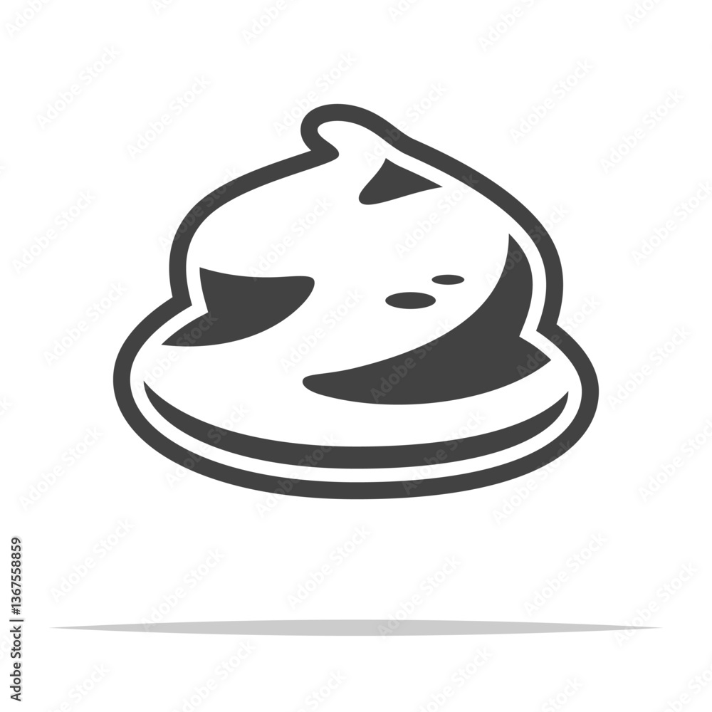 Canvas Prints shaving foam cream outline icon transparent vector isolated