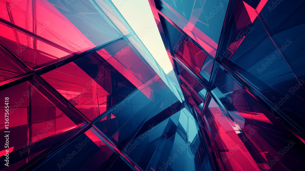 Poster abstract tech background. futuristic interface. vector illustration with many geometric shape.