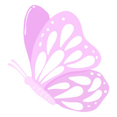 Cottagecore Purple Butterfly 