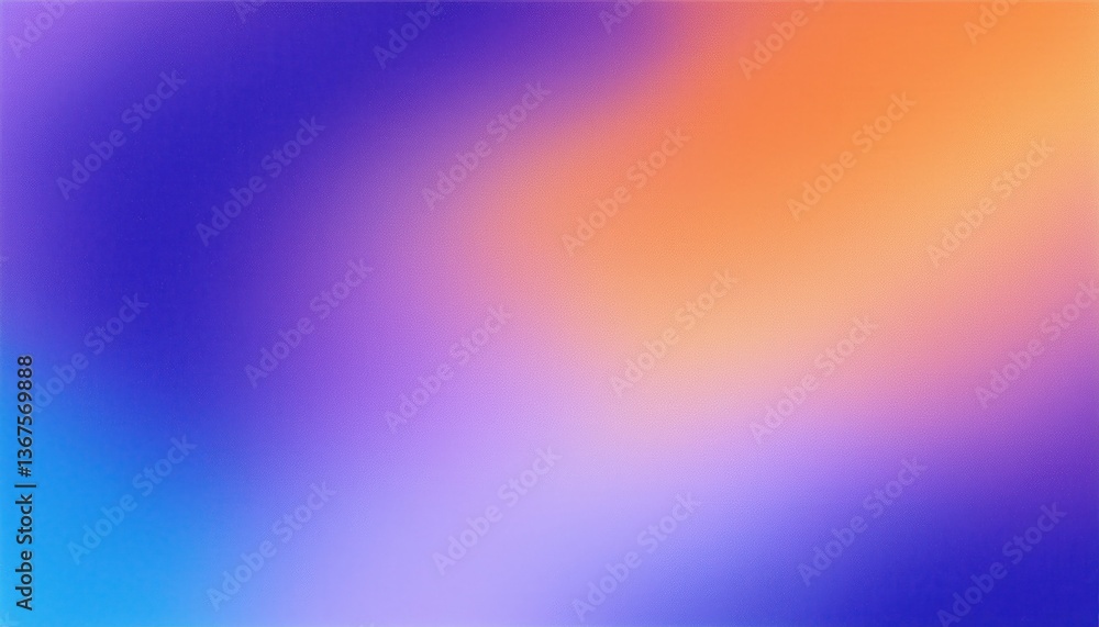 Aufkleber soft gradient texture with vibrant purple and orange hues, pixelated mesh pattern for modern digital