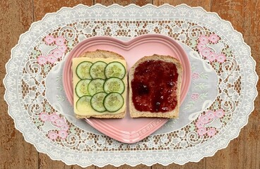 This is a delicious breakfast menu with an attractive appearance.