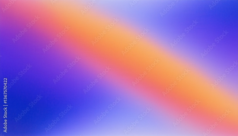 Aufkleber soft gradient texture with vibrant purple and orange hues, pixelated mesh pattern for modern digital