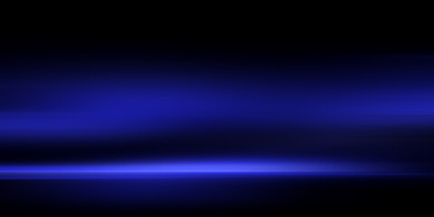 Digitally generated image of blue light and stripes moving fast