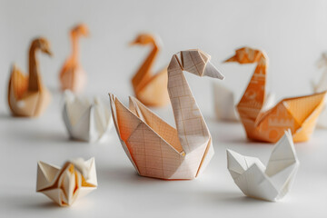 Learn How to Create A Swan Through Origami: Beginner's Focus