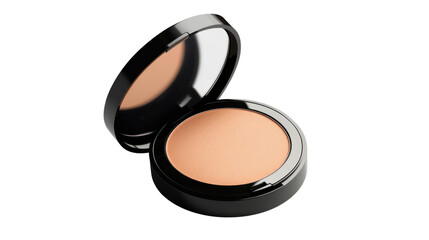 Compact Powder: A close-up shot of a compact powder, meticulously crafted to enhance beauty, reflecting the light and textures of its carefully created.