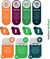 Colorful Business Infographic for Corporate Presentations