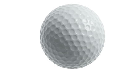 Isolated Golf Ball
