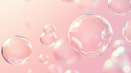 Fototapeta premium bubble, water, glass, ball, bubbles, soap, sphere, light, transparent, pink, air, liquid, sky, round, circle, drop, reflection, illustration, blue, vector, art, color, wet, design, shiny