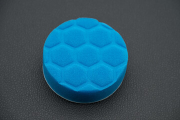 blue sponge for sanding and fine finishing of cars, headlights, waxing, Car detailing kit