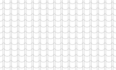 Geometric seamless pattern with grey outline cylinder and rectangle shape. Vector Repeating Texture.