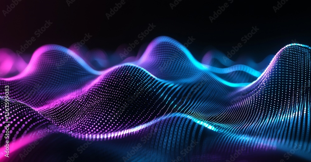 Poster global digital network abstract digital user interface hud