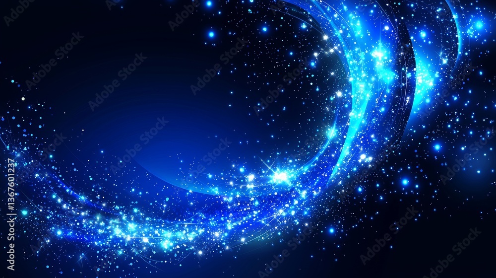 Poster g connectivity enables the fusion of digital data, futuristic information, and cloud computing, crea