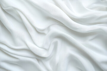 Obraz premium White silk Isolated on transparent background, PNG