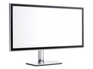 Web design and software projects in a professional office setting on transparent background