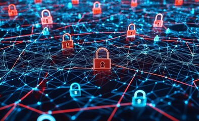 Protecting against cyberattacks is achieved through the use of a cybersecurity hologram and lock circuit for enhanced protection