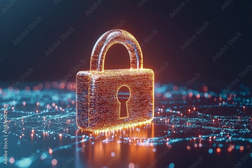 Poster the concept of internet security and data protection is closely related to blockchain, cybersecurity