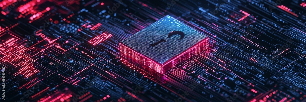 Poster a glowing padlock icon set against a backdrop of digital data streams represents cybersecurity in to