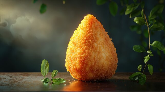 coxinha with chicken filling golden