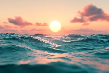 Fototapeta premium Stunning Ocean Sunset View