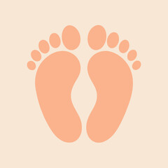 baby foot print