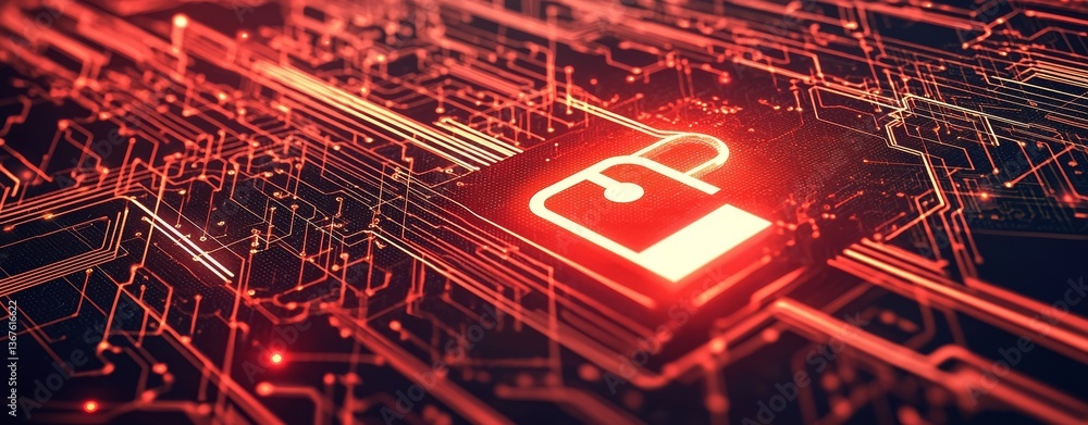 Poster a background with copy space is provided for cyber security, which includes network protection and c