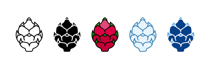 Dragonfruit  Icon Set Multiple Style Collection