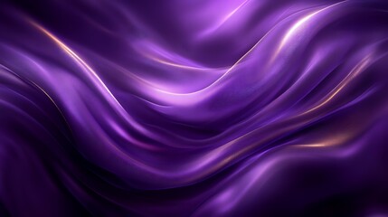 Obraz premium Purple and Gold Abstract Wave Background