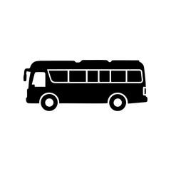 Old Bus Icon for Travel and Tourism Website